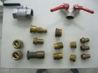 Diverse Fittings zur Wasser- Abwasserversorgung