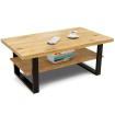 Kaffeetisch Eichentisch Beistelltisch Couchtisch 115x65cm