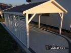 CARPORT GARAGENVORDACH HOLZÜBERDACHUNG FÜR AUTO HOLZGARAGE HOLZBAUSATZ 3 5x6m