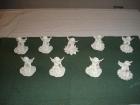9 Engel aus Polystein Polyresin 8 cm