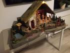 Wunderschöne handgearbeitete nostalgische Weihnachtskrippe