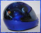 Airbrush Helm-Design Weltall