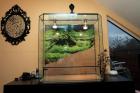Sehr schönes großes Glaspanorama Terrarium