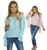 Bluse Damenbluse Damentop Blouse Damenhemnd Top 3/ 4 Ärmel Tunika