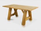 TEO EICHENTISCH ESSTISCH LACKIERT MASSIVHOLZ HOLZ 145-175x90x78cm