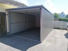 Blechgarage Garage Einzelgarage Metallgarage 3x6 m Blech verzinkt Stahl