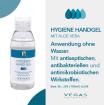 Hände desinfizieren gleichzeitig pflegen