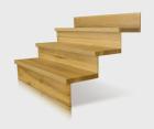 STUFE 95x28x4cm SETZSTUFEN TREPPE HOLZTREPPENSTUFEN BUCHENHOLZ MASSIVHOLZSTUFE