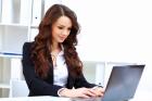 Bürotätigkeit als Heimarbeit von zu Hause Onine-Job im Homeoffice