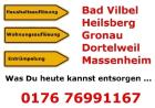 ENTRÜMPELUNG - WOHNUNGSAUFLÖSUNG - HAUSHALTSAUFLÖSUNG - Tel. 0176 76991167