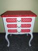 Kommode / Beistelltisch Chippendale-Style Vintage retro shabby