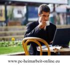 Moderne Geschäftsidee . Ein PC Job durch Heimarbeit als sicheren Arbeitsplatz