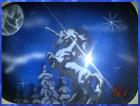 Airbrush Tankdeckel - Motiv - Einhorn